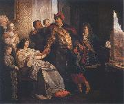 Pozegnanie Jana III z rodzina przed wyprawa wiedenska Wojciech Gerson